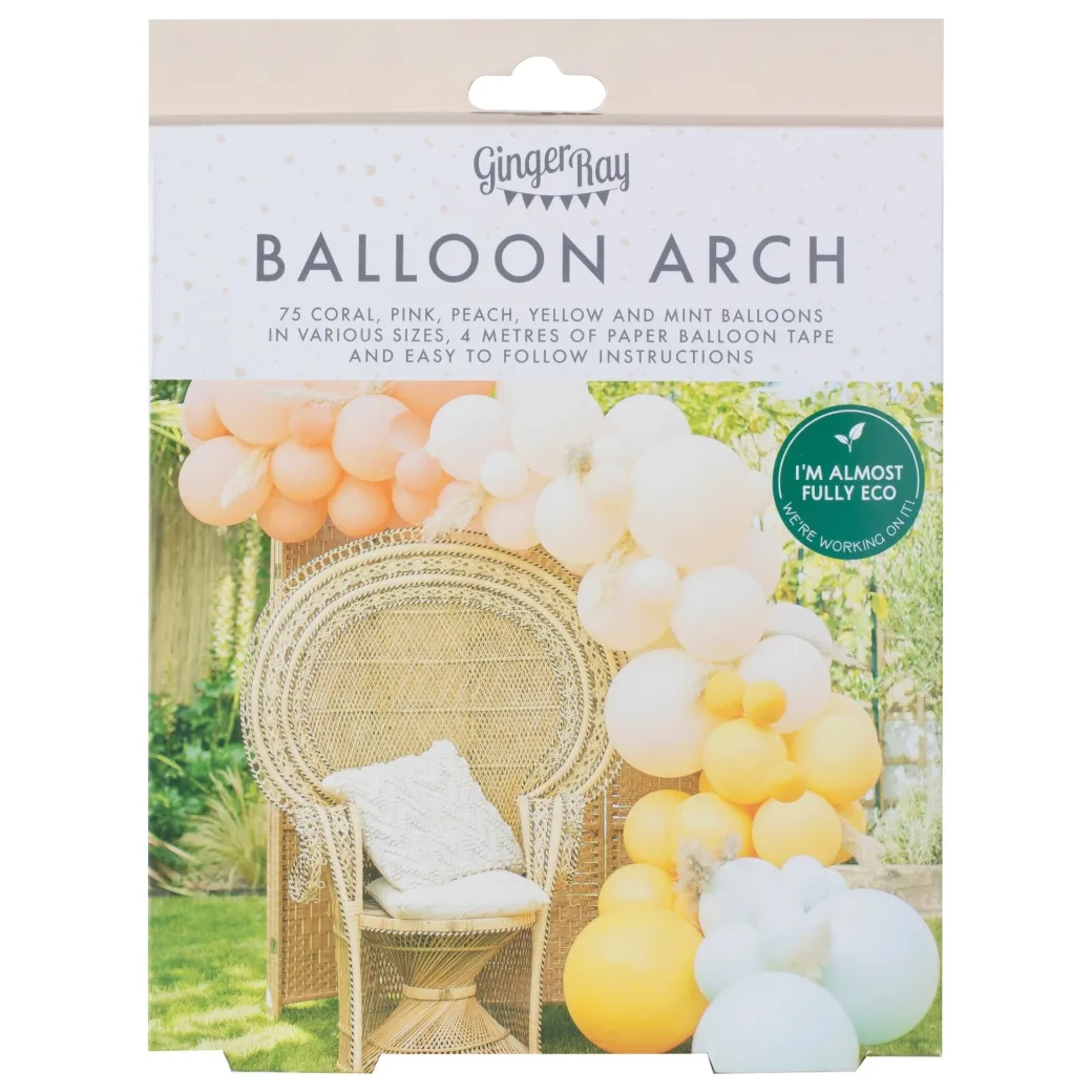 Ballongirlanden-Kit DIY Gedecktes Pastell