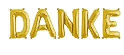 Ballonschriftzug "Danke"