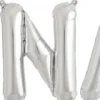 Ballonschriftzug "FASTNACHT" Silber