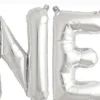 Ballonschriftzug "KARNEVAL" Silber