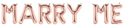 Ballonschriftzug "Marry Me"