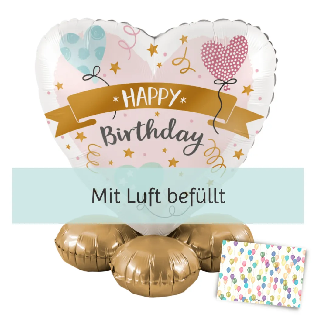 Ballooni-Geschenk "Happy Birthday"