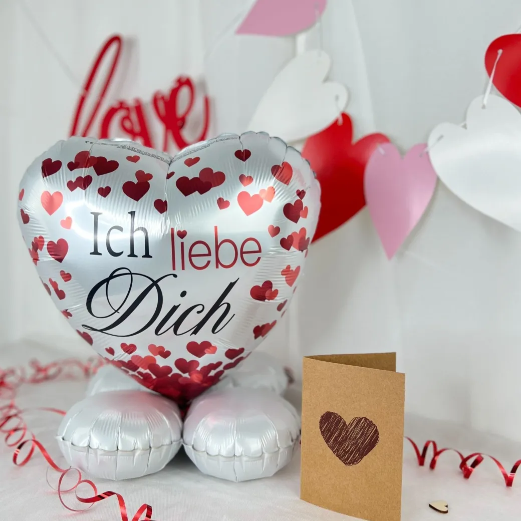 Ballooni-Geschenk "Ich liebe Dich"