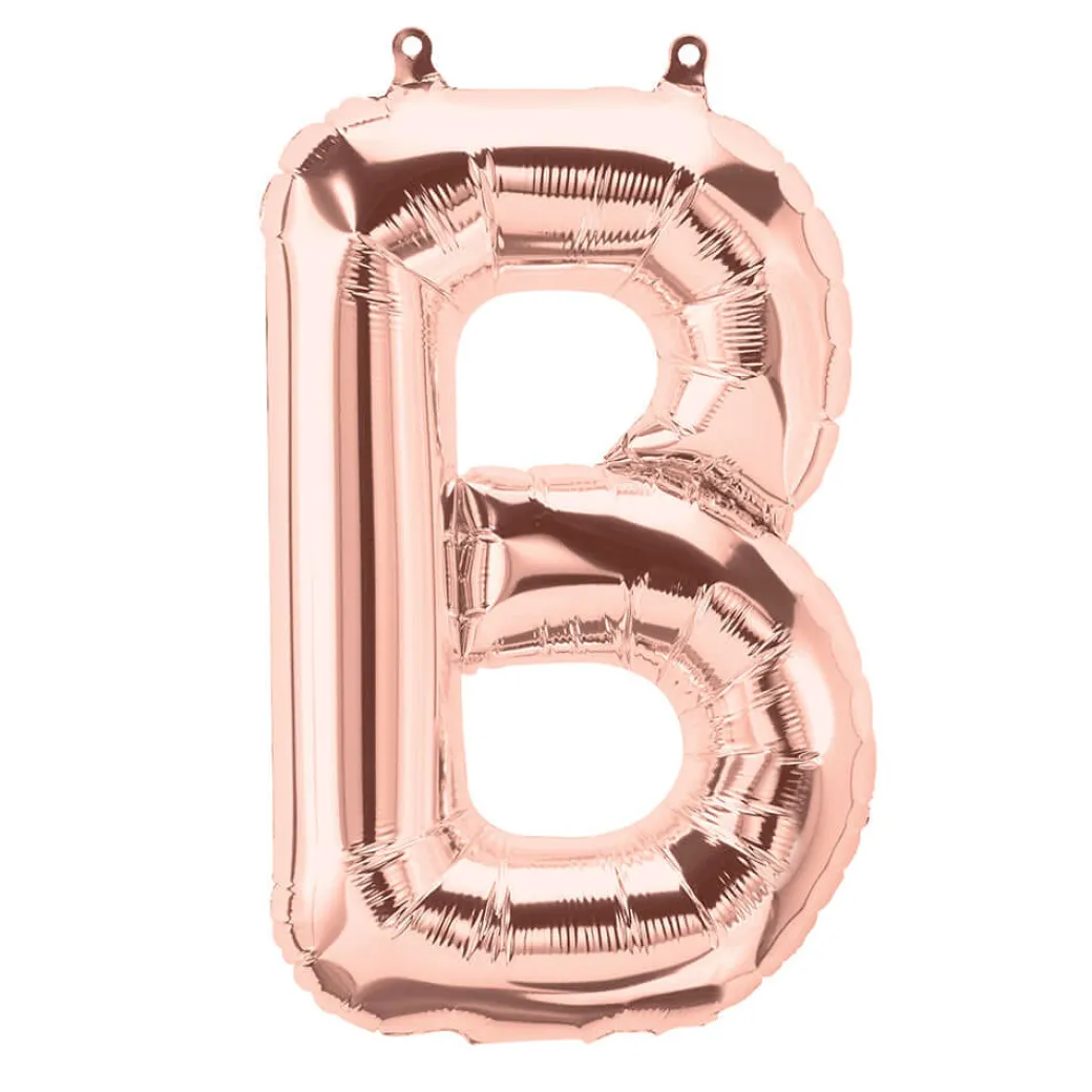 Buchstaben Ballon B Roségold