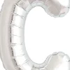 Buchstaben Ballon C Silber