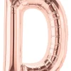 Buchstaben Ballon D Roségold