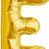 Buchstaben Ballon E Gold