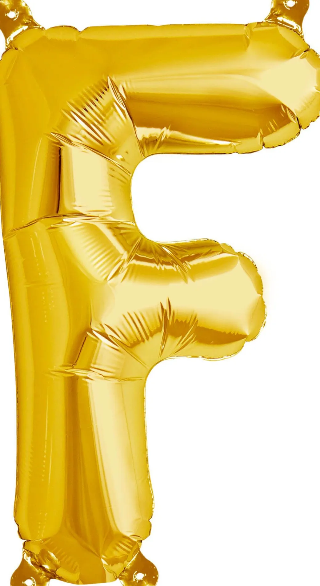 Buchstaben Ballon F Gold