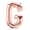 Buchstaben Ballon G Roségold