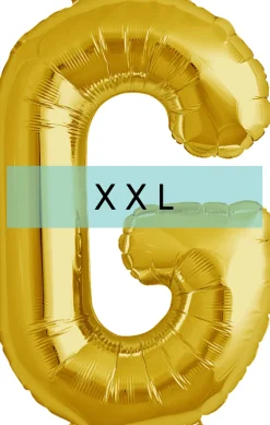 Buchstaben Ballon G XXL Gold