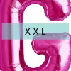 Buchstaben Ballon G XXL Pink