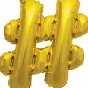 Buchstaben Ballon #-Hashtag Gold