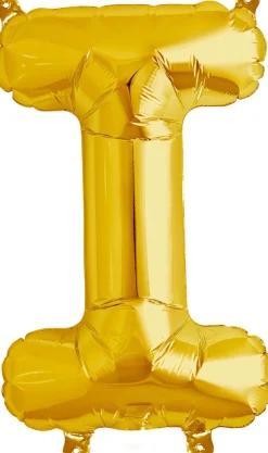 Buchstaben Ballon I Gold