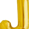 Buchstaben Ballon J Gold