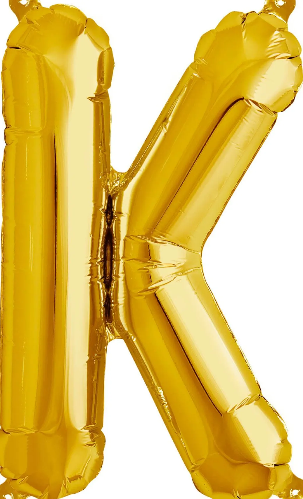 Buchstaben Ballon K Gold