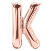 Buchstaben Ballon K Roségold