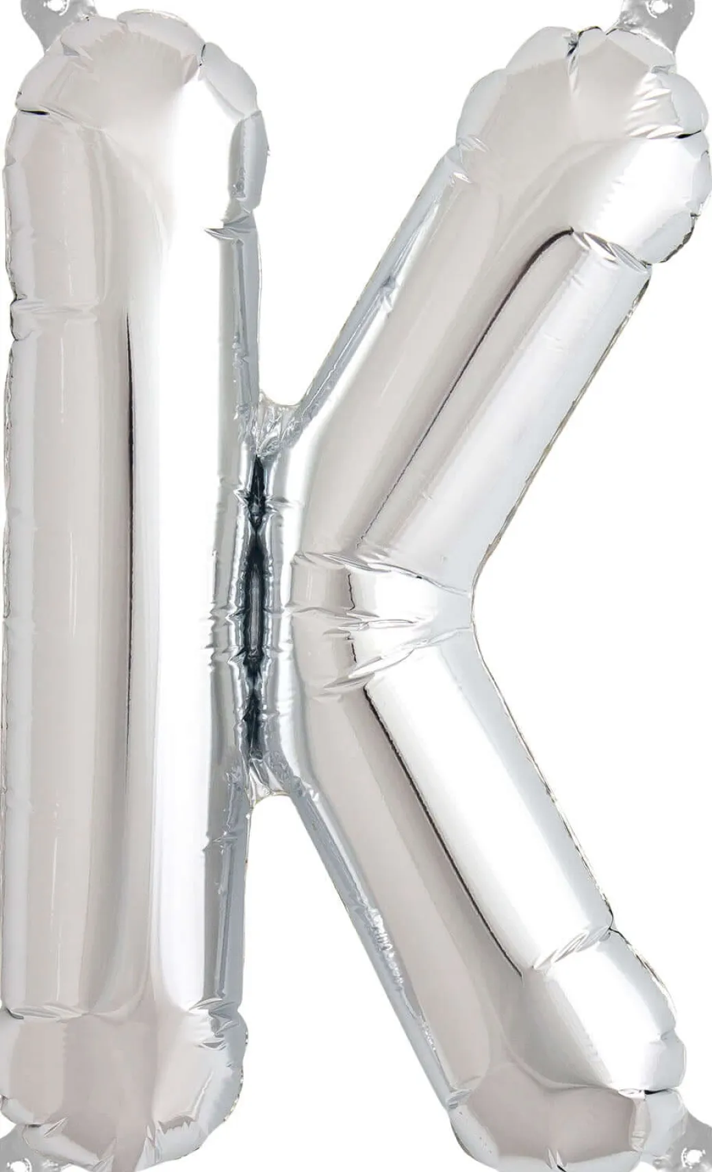Buchstaben Ballon K Silber