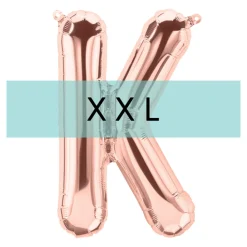 Buchstaben Ballon K XXL Rosa