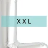 Buchstaben Ballon L XXL Silber