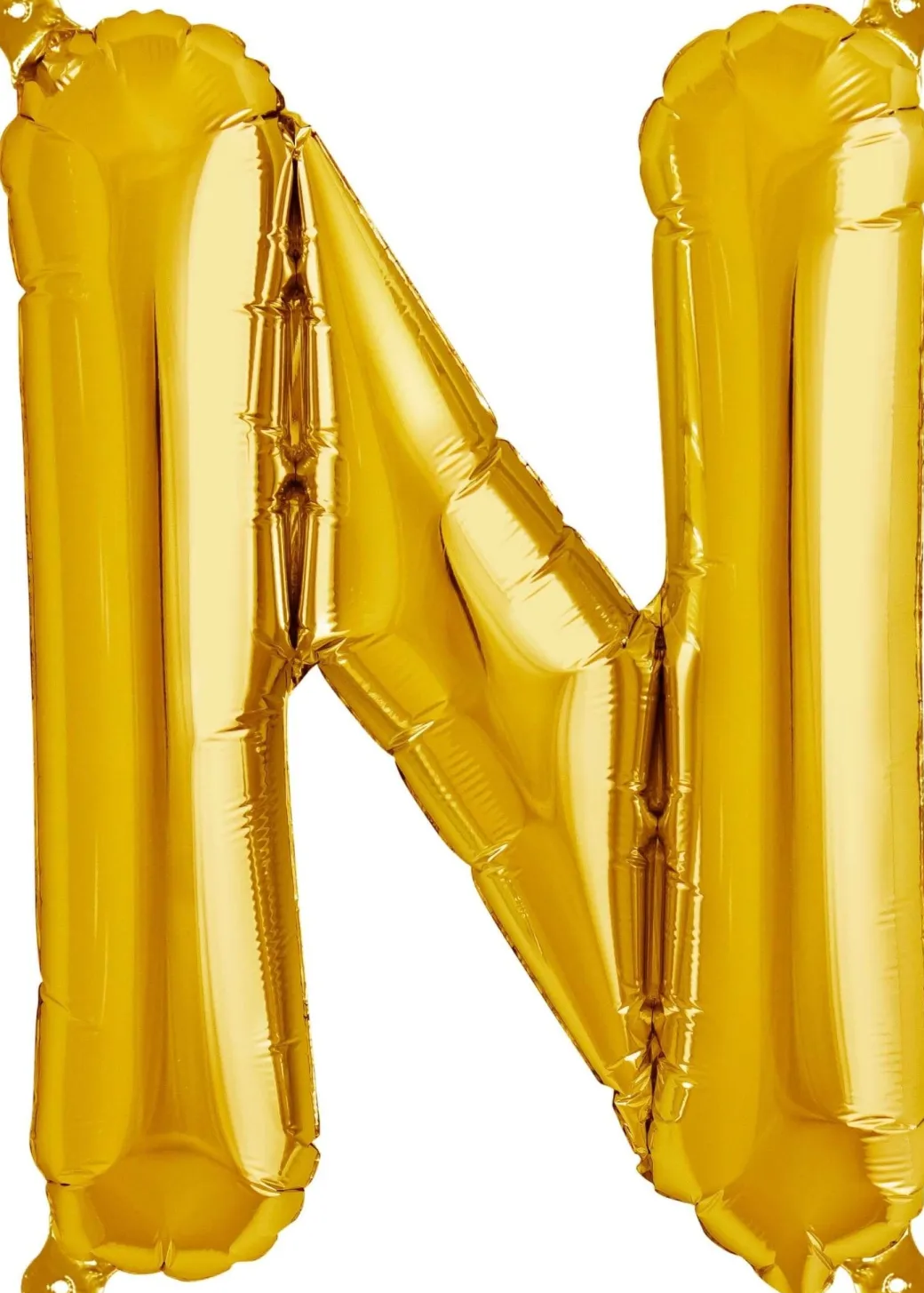 Buchstaben Ballon N Gold