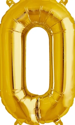 Buchstaben Ballon O Gold