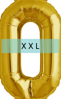 Buchstaben Ballon O XXL Gold