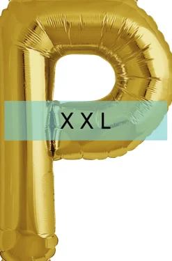 Buchstaben Ballon P XXL Gold