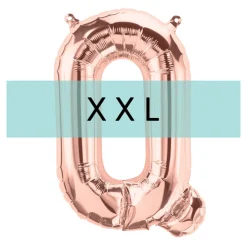 Buchstaben Ballon Q XXL Roségold
