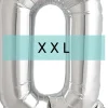 Buchstaben Ballon Q XXL Silber