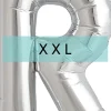 Buchstaben Ballon R XXL Silber