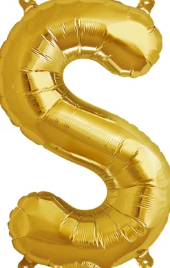 Buchstaben Ballon S Gold