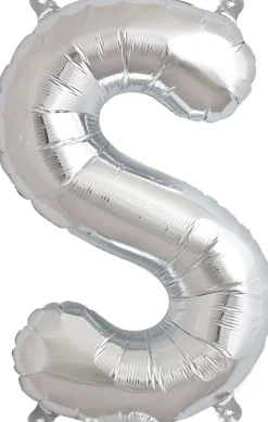 Buchstaben Ballon S Silber