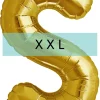 Buchstaben Ballon S XXL Gold