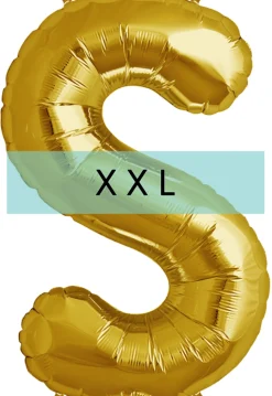 Buchstaben Ballon S XXL Gold