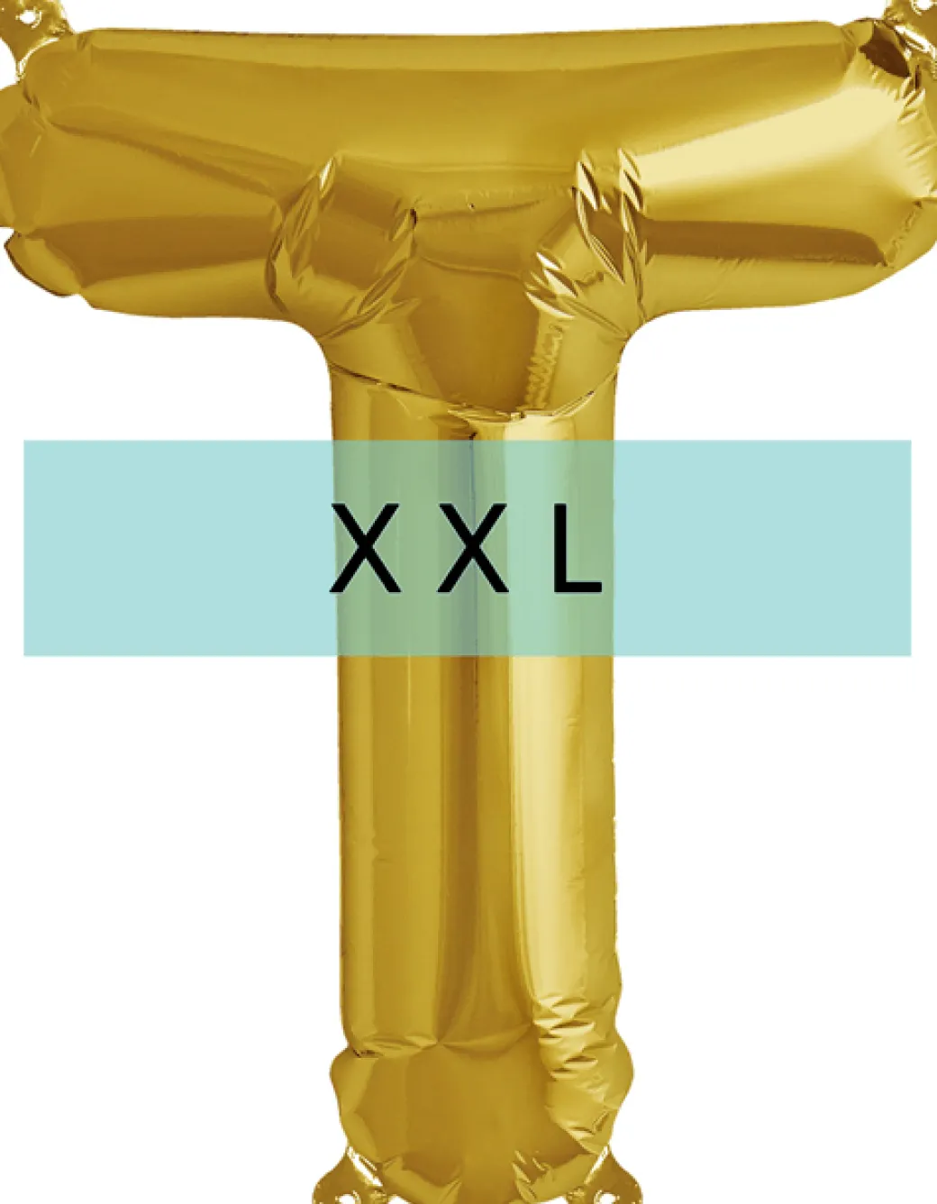 Buchstaben Ballon T XXL Gold