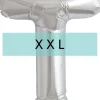 Buchstaben Ballon T XXL Silber
