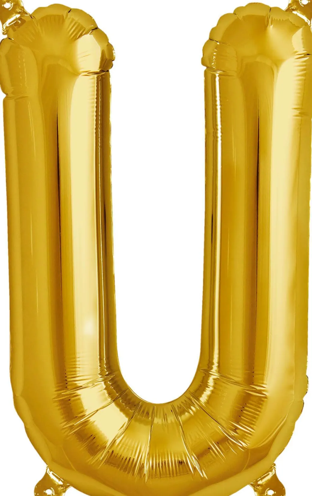 Buchstaben Ballon U Gold