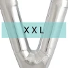 Buchstaben Ballon V XXL Silber