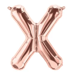 Buchstaben Ballon X Roségold