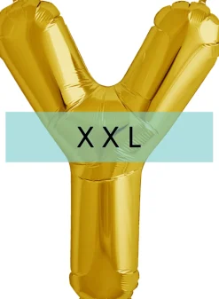 Buchstaben Ballon Y XXL Gold