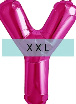 Buchstaben Ballon Y XXL Pink