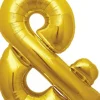Buchstaben Ballon &-Zeichen Gold