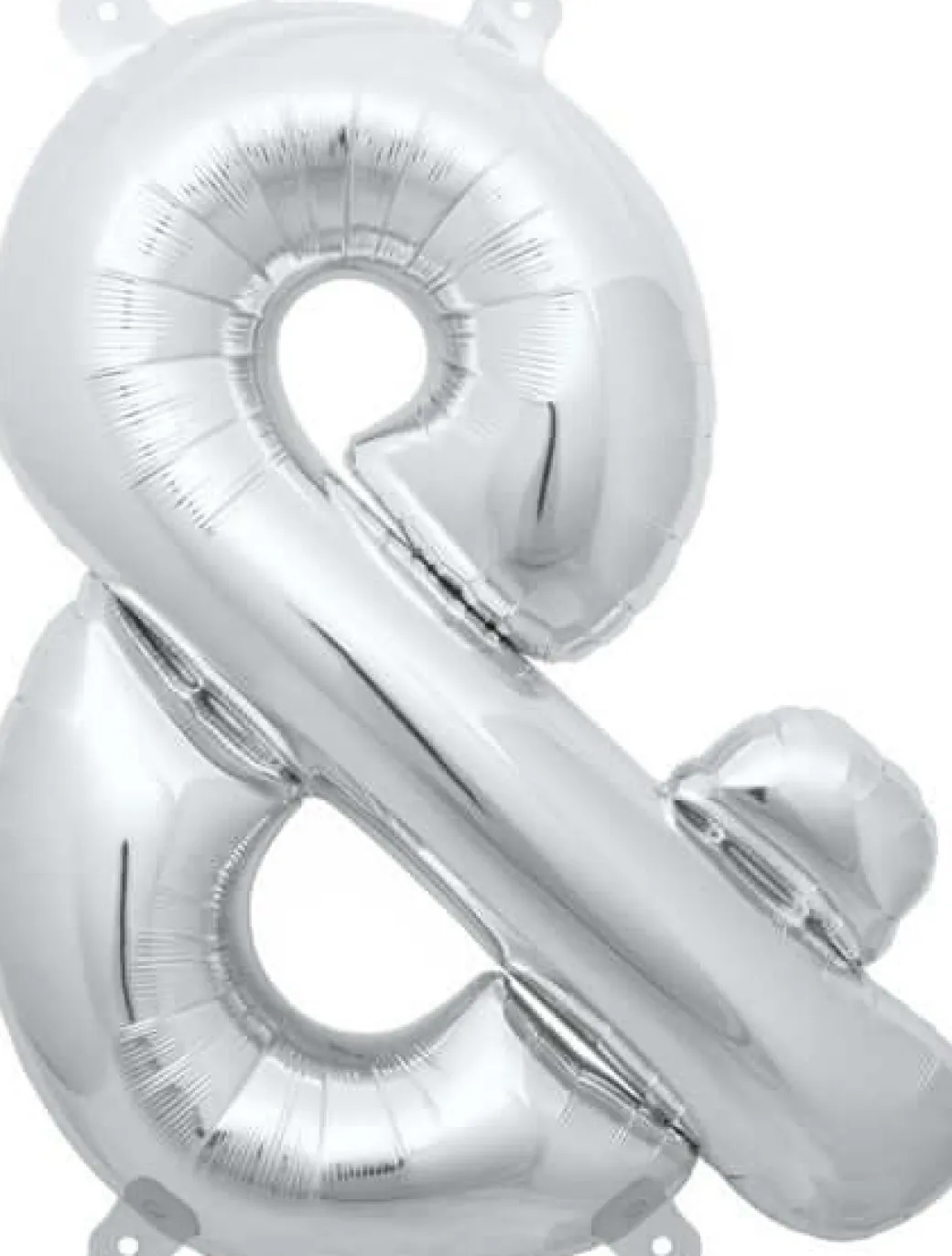 Buchstaben Ballon &-Zeichen Silber
