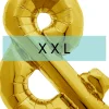 Buchstaben Ballon &-Zeichen XXL Gold