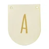 Buchstaben Holzwimpel A