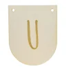 Buchstaben Holzwimpel U