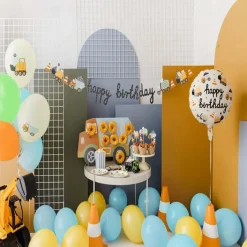 Cake-Topper Baufahrzeuge 6 Stk.