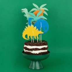Caketopper Dino-Party 6 Stk.