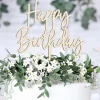Caketopper "Happy Birthday" Holz