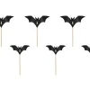 Cupcake Topper Fledermäuse 6Stk.